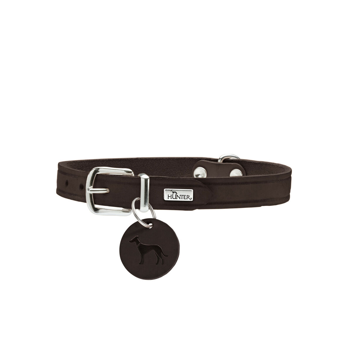 Collare per Cani Hunter Aalborg Cioccolato XS 24-29 cm